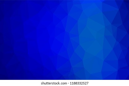 BLUE vector abstract polygonal layout. Colorful abstract illustration with gradient. The template can be used as a background for cell phones.