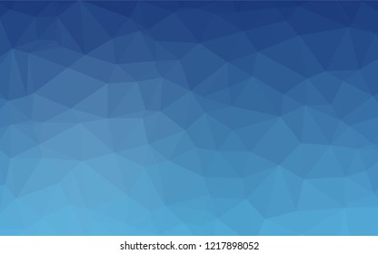 BLUE vector abstract polygonal texture. Colorful illustration in abstract style with gradient. A completely new design for your business.
