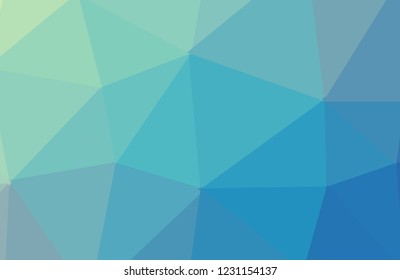 Blue vector abstract textured polygonal background. Blurry triangle design. Pattern can be used for background.