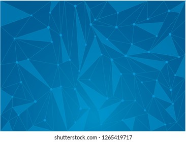  BLUE vector abstract textured polygonal background. Blurry triangle design. low poly can be used for background