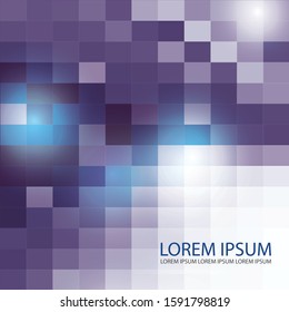 Blue vector abstract textured polygonal background. Blurry rectangular design. pattern with repeating rectangles.