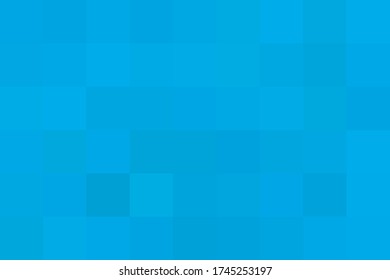 Blue vector abstract textured polygonal background. Blurred rectangular design. A repeating rectangle pattern can be used for lights.