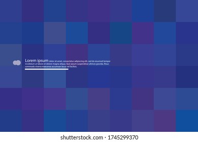 Blue vector abstract textured polygonal background. A repeating rectangle template can be used for a brochure template.