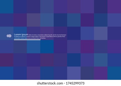 Vector azul abstracto de fondo poligonal texturizado. Se puede utilizar una plantilla de rectángulo de repetición para una plantilla de folleto.