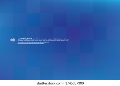 Vector azul abstracto de fondo poligonal texturizado. Se puede utilizar una plantilla de rectángulo de repetición para una plantilla de folleto.