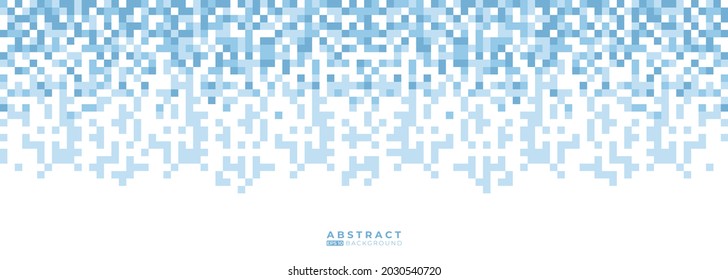 Blue vector abstract textured polygonal background. Blurry rectangular design. The pattern with repeating rectangles can be used for background.