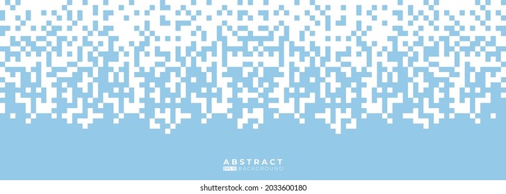 Abstrakter, blauer Vektorhintergrund mit strukturiertem polygonalen Hintergrund. Unscharfes rechteckiges Design. Das Muster mit sich wiederholenden Rechtecken kann für den Hintergrund verwendet werden.