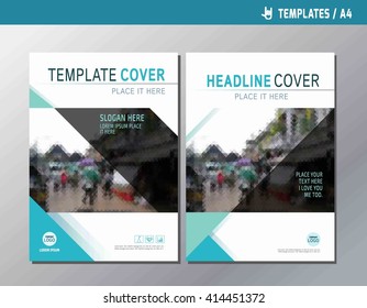 Blue vector annual report 
leaflet brochure template A4 size design
flyer multipurpose modern style
book cover presentation layout design
abstract flat background