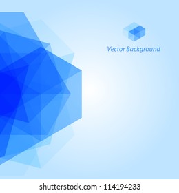 Blue vector background