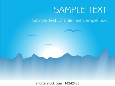 blue vector background
