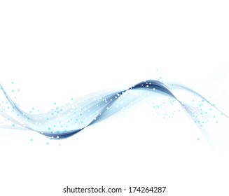 Blue vector background.