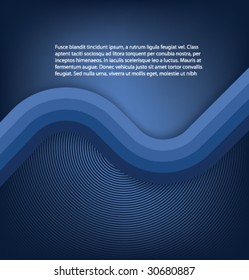 Blue vector background
