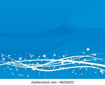 Blue vector background