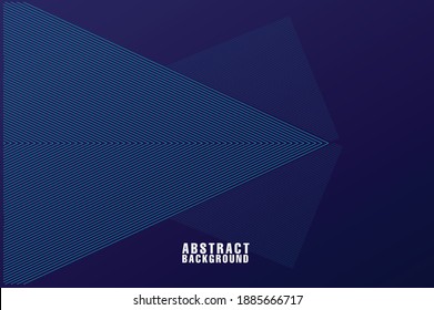 Blue . Vector background abstract, science, futuristic, energy technology concept. Digital image of light rays, stripes lines with blue light over dark blue background