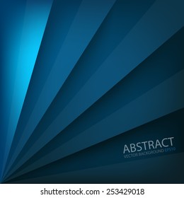 Blue vector background beam square overlap layer paper and space for text and message artwork website design