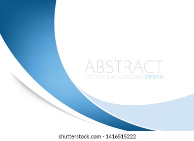 Blue Vector background curve line element