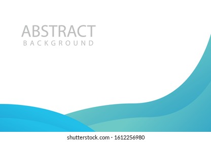 Blue Vector Background Curve Line Element