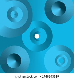 Blue vector background design with overlapping gradations