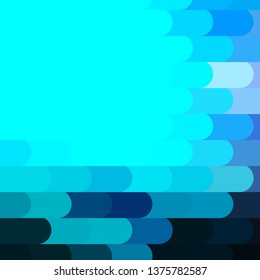Blue vector background with lines. Repeated lines on abstract background with gradient. Template for your UI design.