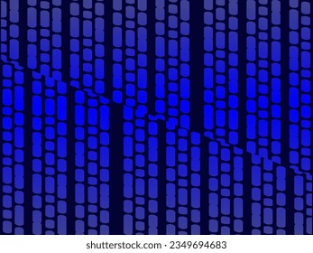 Blue vector background with luxury ornament. Sparkling abstract illustration with colored sticks. Smart design for your business advertisement.