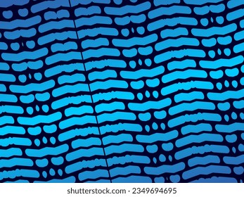 Blauer Vektorhintergrund mit luxuriösem Dekor. Abstrakte Illustration mit farbigen Sticks. Kluges Design für Ihre Unternehmenswerbung.