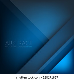 Blue vector background overlap blue layer on blue dark space background for text and message artwork design