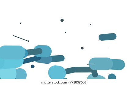BLUE vector background with straight lines. Blurred decorative design in simple style with lines. Best design for your ad, poster, banner.
