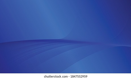 Blue vector background with straight stripes and lines