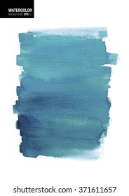 Blue Vector Background Watercolor 