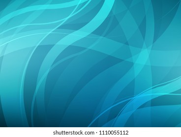 BLUE vector backgrounds. Blurred geometric sample with gradient bubbles.  New composition for your brand book.