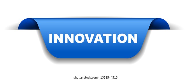 blue vector banner innovation