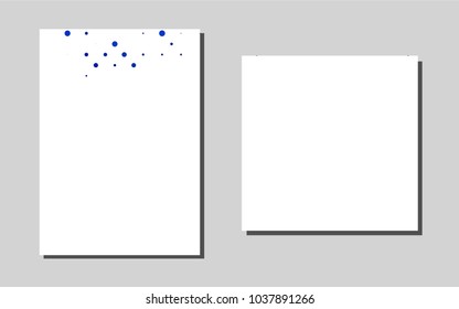 Blue vector banner for websites. Web interface on abstract background with colorful gradient. New design for a poster, banner of your website.