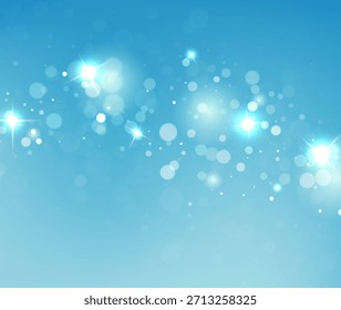 Fondo azul del Vector Bokeh para las finanzas y la Tecnología