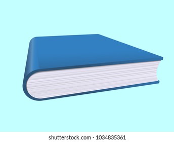 Blue Vector Book