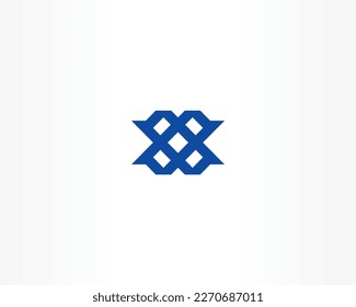 Blaues Vektorlogo-Design-Konzept. Abstrakter Icon-Vektorgrafik