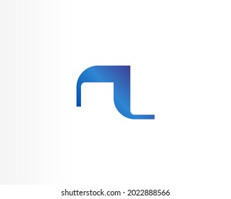 blue vector branding logo concept icon design