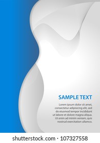 blue vector business background
