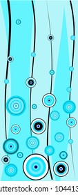 blue vector circle