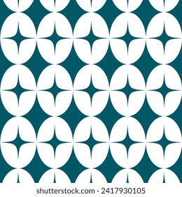 Blue vector circle background with a vintage retro pattern of circles