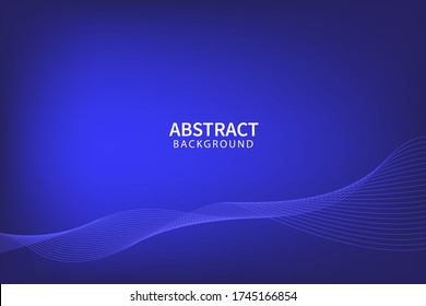 Blue vector colorful abstract background. Abstract illustration with gradient blur design. New design for applications