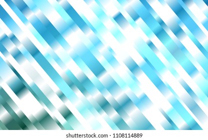 BLUE vector cover with long lines. Glitter abstract illustration with colored sticks. The pattern can be used for busines ad, booklets, leaflets