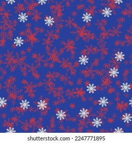 Punto del vector azul. Punto de Cumpleaños Rojo. Polka de nieve aleatoria. Fondo Flake Redondo. Resumen de la explosión de la moda. Nieve redonda de vectores pequeños. Textura De Noche Irregular. Diversión sin foco blanca. Burbuja de patrón.