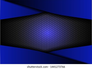 Blue vector of futuristic abstract background template. beauty and elegant with modern. Realistic background design. Eps 10.