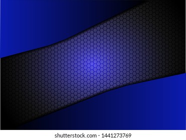 Blue vector of futuristic abstract background template. beauty and elegant with modern. Realistic background design. Eps 10.