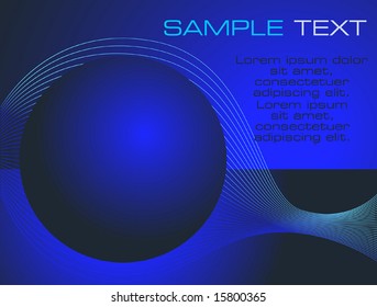 blauer, futuristischer Hintergrund