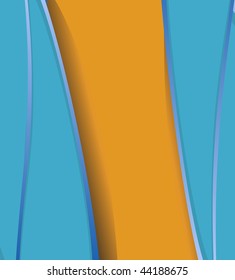 blue vector futuristic frame