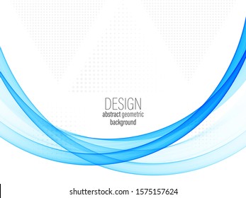 
Blue vector geometric background. Science and medicine background. Transparent blue wave with geometric shapes.