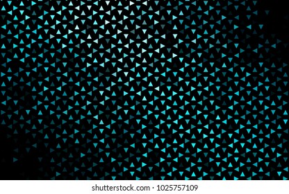 BLUE vector geometric simple minimalistic background, which consist of triangles on white background. Triangular pattern with gradient for your business design. 