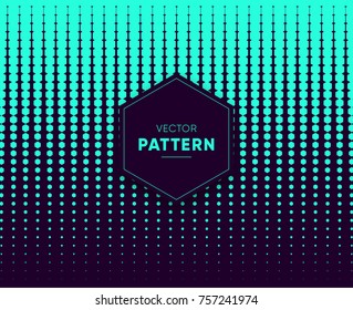 Blue vector halftone for backgrounds and designs