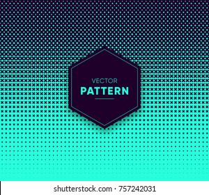 Blue vector halftone for backgrounds and designs